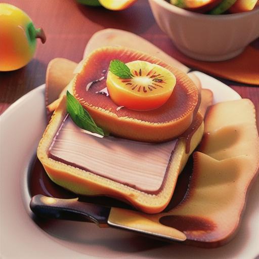 Pate with cumquat marmalade