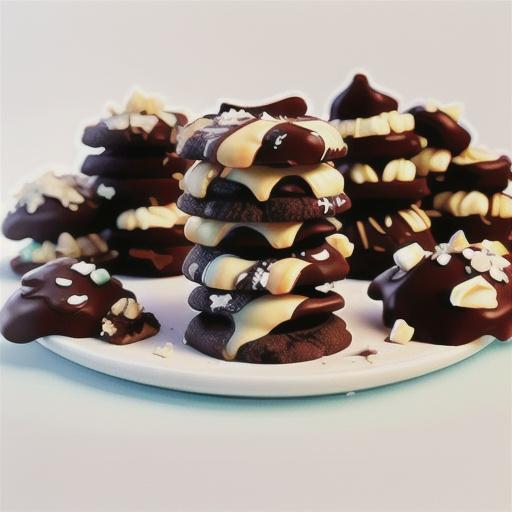 Freezer Chocolate Coconut Walnut Cookies