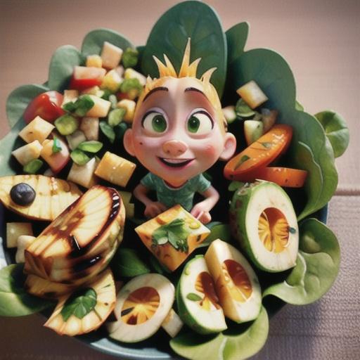 Grilled Pineapple Salad