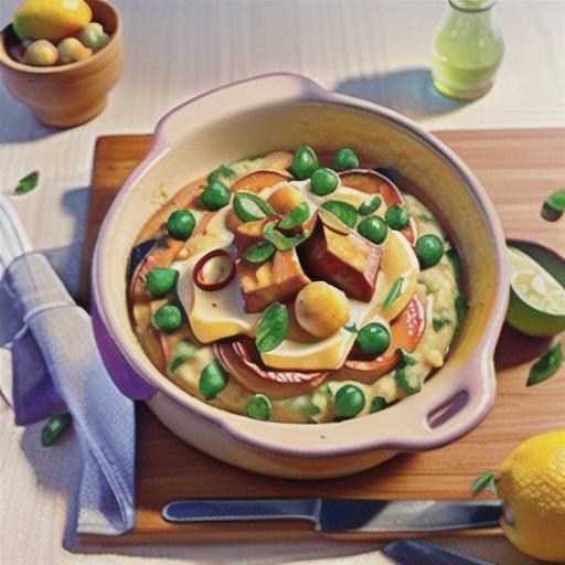 Salmon, chickpea & lemon frittata