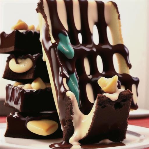 Salted Dulce de Leche Swirl Brownies