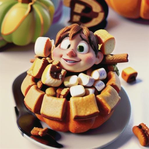 Mini Marshmallow-Pumpkin Pies