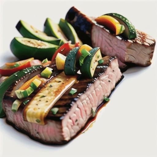 Flat Iron Steak with Three Pepper Rub