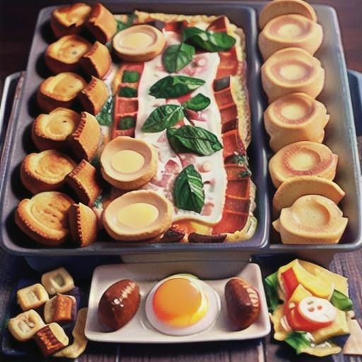 Breakfast Casserole with Biscuits and Gravy