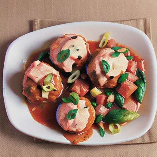 Veal & pork meatballs in tomato sauce