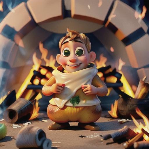 Campfire Baked Potatoes