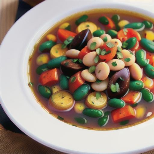 Vegan Black and White Bean Soup