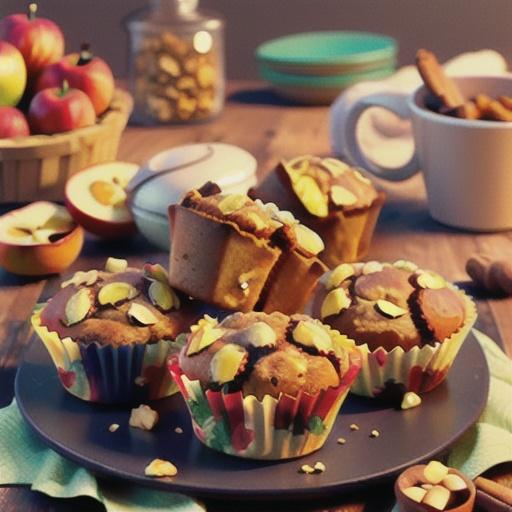 Jumbo Apple-Walnut Muffins