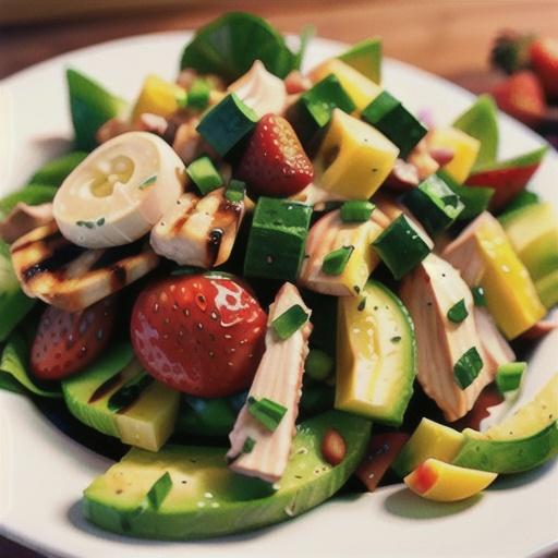 Grilled Margarita Chicken Salad