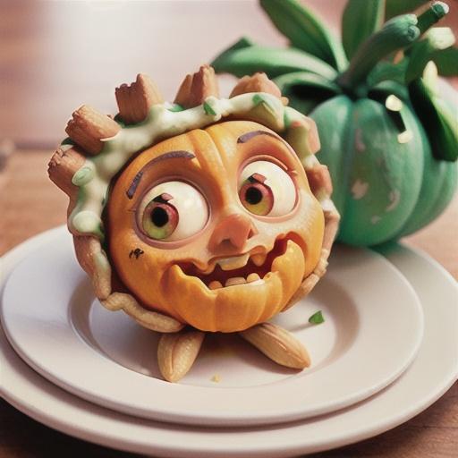 Pumpkin, rosemary & pine nut tarts