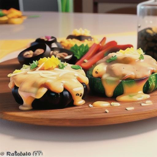 Air Fryer Black Garlic-Cauliflower Patties