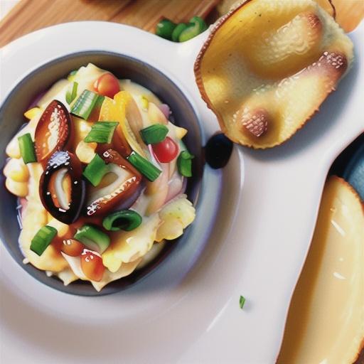 Tuna mornay with crunchy chip gratin