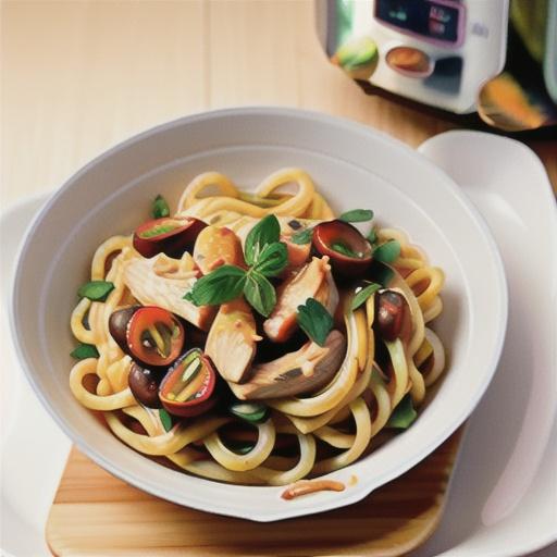 Slow-Cooker Cheesy Chicken Spaghetti