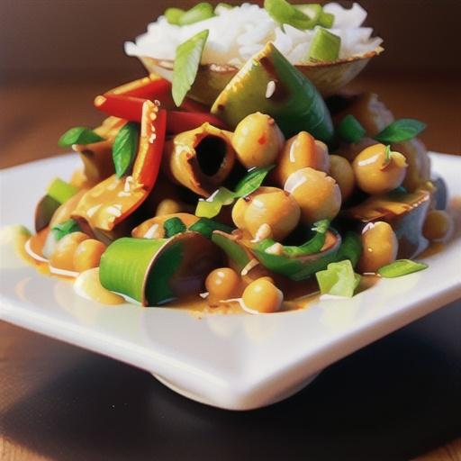 Sweet and Spicy Curry with Chickpeas