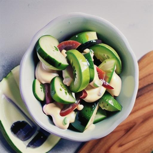 Dad's Creamy Cucumber Salad
