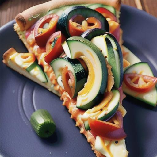 Zucchini Zen Garden Pizza