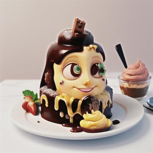 Choc-honeycomb ice-cream cake