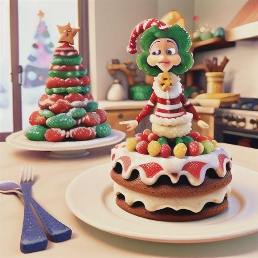 Candy Cane Coffee Cake