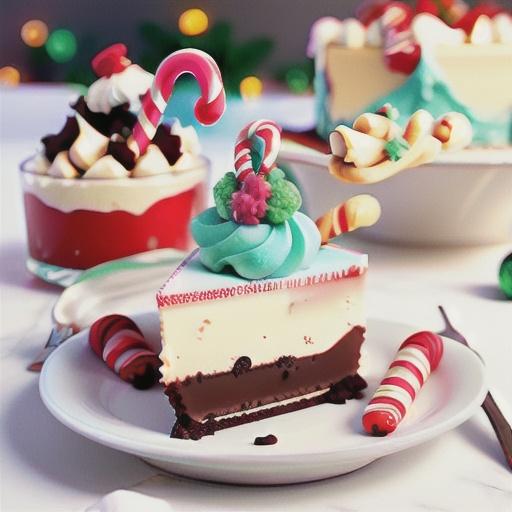 Layered Candy Cane Dessert