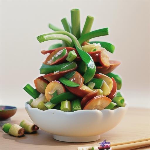 Soy fish with spring onion and ginger