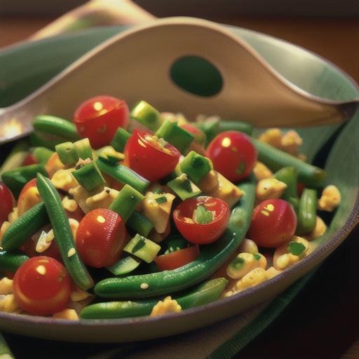 Green Beans with Cherry Tomatoes