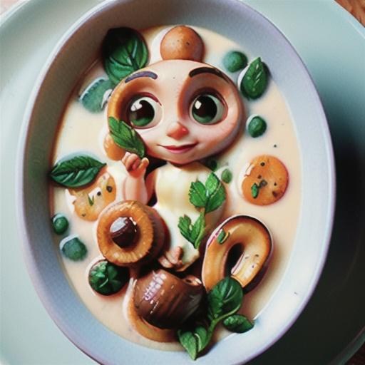 Roasted Mushroom Soup