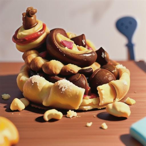 Air fryer Caramilk Hokey Pokey pastry twist recipe