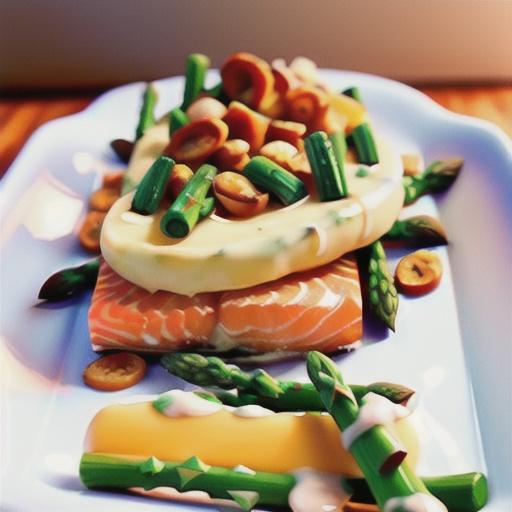 Impossibly Easy Salmon Asparagus Bake