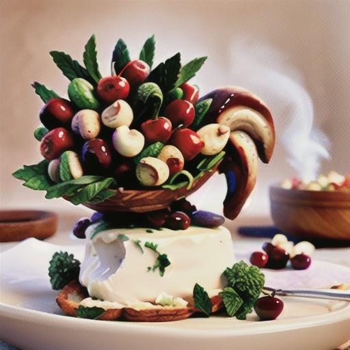 Holiday Goat Cheese Log