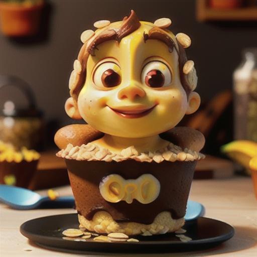 Banana-Gingerbread Muffins