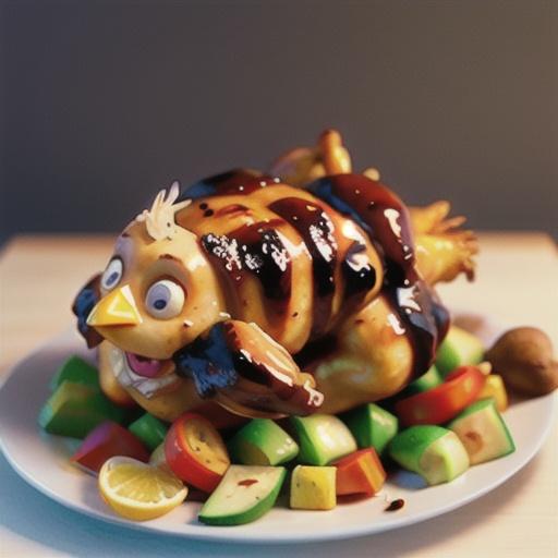 Honey Glazed Roasted Chicken