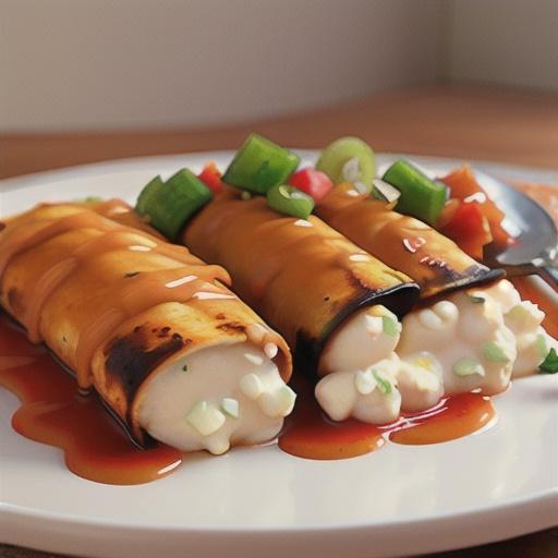 Cottage Cheese Chicken Enchiladas