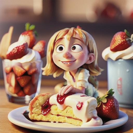 Gluten-Free Strawberries and Cream Scones