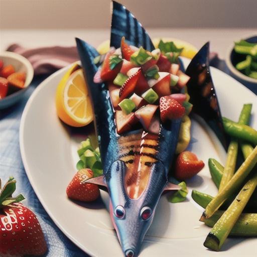 Swordfish with Strawberry Salsa