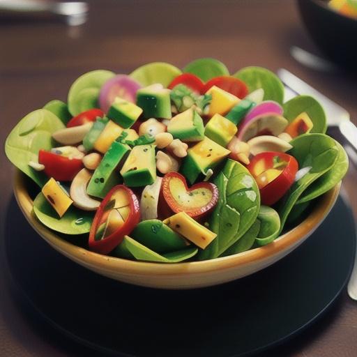 Hearts of Palm and Spinach Salad