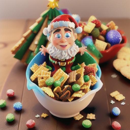 Gluten-Free Christmas Sugar Cookie Chex™ Party Mix