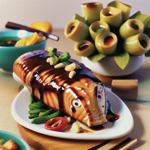 Ginger-Teriyaki Glazed Salmon