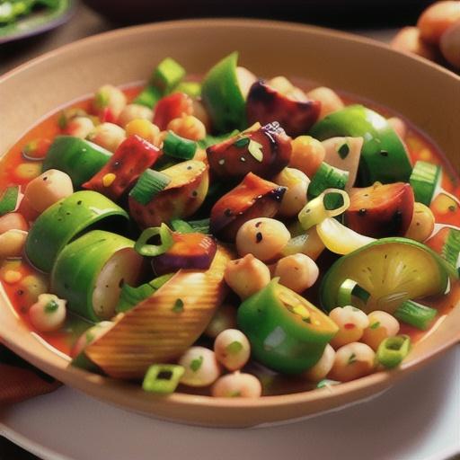 Chickpeas and Chorizo