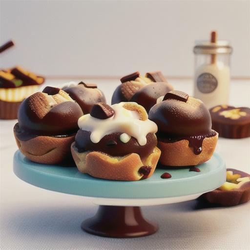 Triple-choc hot cross buns