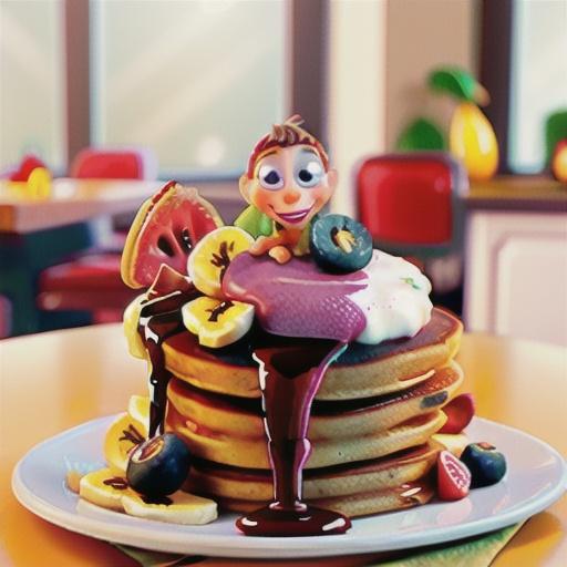 Banana Split Pancakes