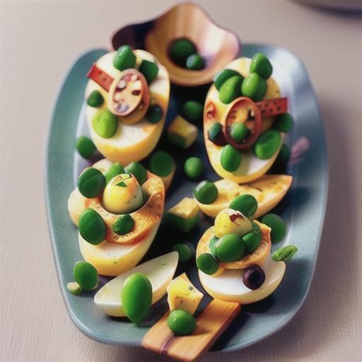 Japanese Wasabi Deviled Eggs