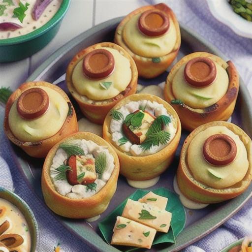 Muffin pan cheesy scrolls recipe