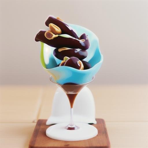 Chocolate coated figs