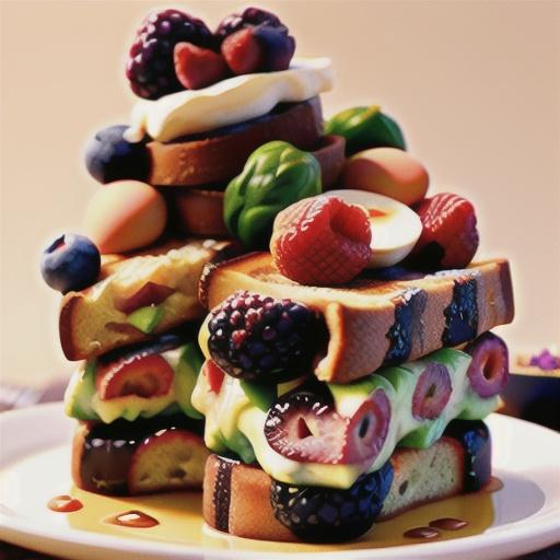 Berry French Toast Stratas