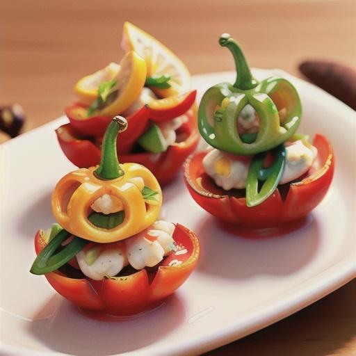 Crab Red Pepper Bites