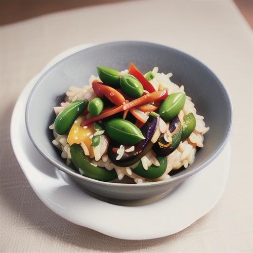 Asian risotto (low-fat)