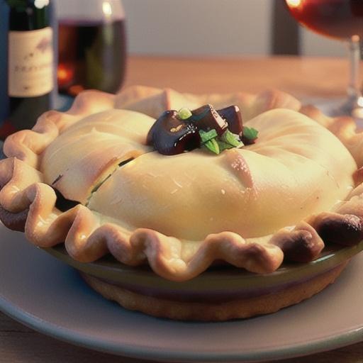 Colonial Port-Beef Pie