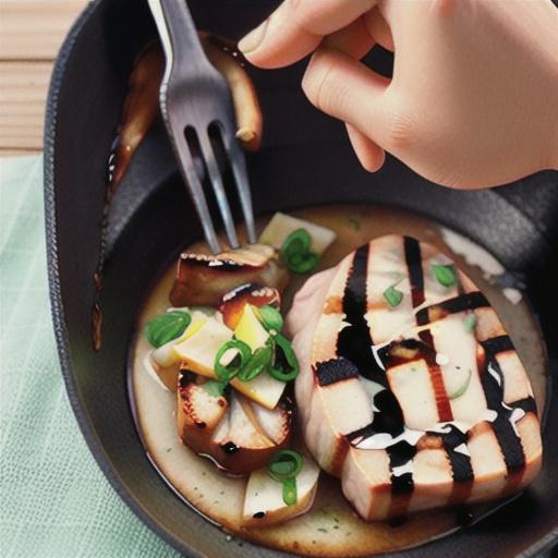 Grilled Pork Chops with Maple Apple Glaze