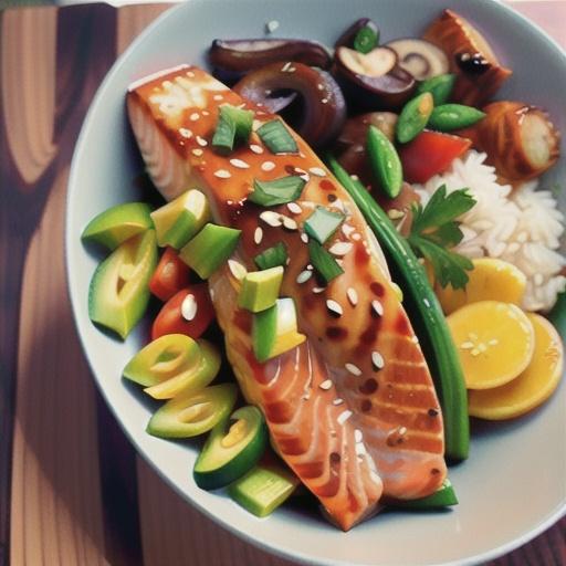 Teriyaki Salmon Bowl