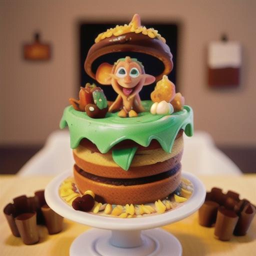 Spice Cake with Dulce de Leche Frosting